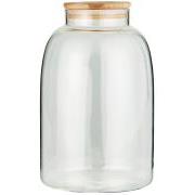 Country Jar 3100 W/Glass Lid 3,1 L_109 3/8 Oz brimful capacity hermetic jar with clamp down glass lid 100% made in Italy in extra white quality glass.