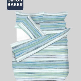 Simon Baker CLASSIC POLY COTTON D/COVER DOUBLE WAVES NATURAL