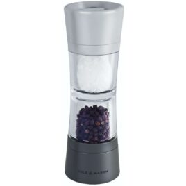 Cole & Mason Lincoln Duo Salt and Pepper Mill 190mm Dual ceramic mill mechanisms Adjustable grind size – coarse to fine