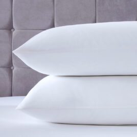 Simon Baker 200T POLY COTTON PILLOWCASE STD WHITE (PAIR)