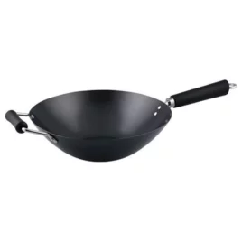 Ken Hom 31cm Excellence Wok Made from 1.5mm gauge carbon steel which offers great heat conduction making it ideal for high heat, high speed cooking – essential elements for stir-frying.