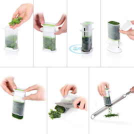 Press for frozen herbs