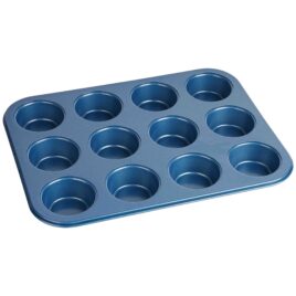 Olala 12 Cup Muffin Pan Made from heavy duty carbon steel Designed to withstand temperatures up to 250 °C 0.8mm gauge