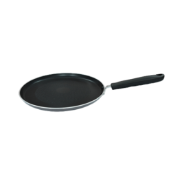 Salton Crepe Pan 26cm Ideal for making the perfect pancake Aluminum construction ensures even heat distribution Bakelite handle. Heat sources: gas, solid plate, ceramic & halogen. Induction safe. 2 layered non-stick surface