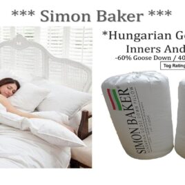 Simon Baker Goose Down 60/40 Duvet Inner DOUBLE