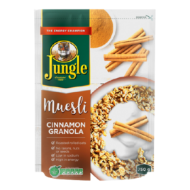 MUESLI GRANOLA & CINN 750g JUN