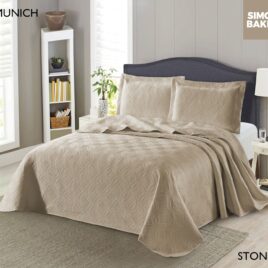 Simon Baker Munich Bedspread Stone Queen