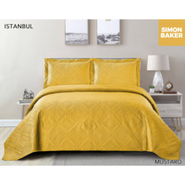 Simon Baker Istanbul Bedspread Mustard Queen