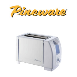 PET201 PINEWARE WHITE 2 SLICE TOASTER 750W