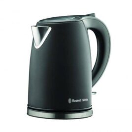 RHCK08 RUSSELL HOBBS 1.7L MATT BLACK KETTLE 2400W 1.7 Litre kettle Matt black stainless-steel