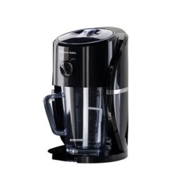 RHIC1 – Russell Hobbs 2-in-1 Ice Crusher 1 L Capacity 2 settings to produce: fine or coarse ice texture Double safety lock lid Stir function perfect for Frozen Drinks Stainless-steel blade
