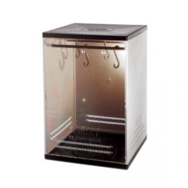 SBM001 SALTON BILTONG MAKER Fan drying capabilities, aiding in faster drying time Air ventilation holes for continuous air flow Light fitting to reduce moisture
