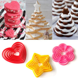 Heart Shaped Cookie Cutters 6pcs