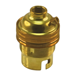 LAMPHOLDER BRASS 10MM BC