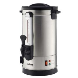 SU8L SALTON SS URN 8L 1600W Optimal built-in water level indicator Variable temperature control to select desired water temperature Modern design brushed 201 stainless steel body.