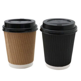 CUPS RIPPLE LID 350ml [50]