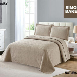 Simon Baker Daisy Bedspread Natural Queen