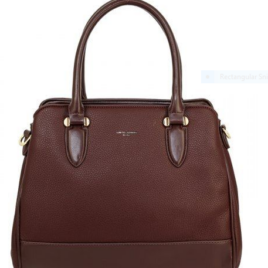 David Jones Maroon Tote Handbag
