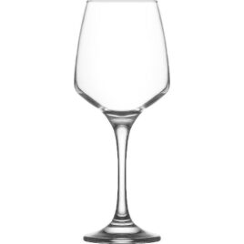 Luigi Ferrero Spigo Wine glass 400ml, 6 pcs The set contains: – red wine glass – 6 pcs with capacity 400ml Fine machine-made Soda-lime glass With thin rim for nice feeling when drinking and high stem for elegant look Modern shape. Suitable for cleaning in dishwasher