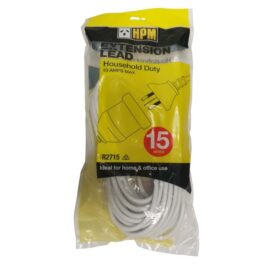 EXTENSION CORD 10A 15M WHITE