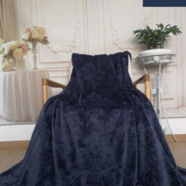 Simon Baker LUXURY PLUSH EMBOSSED BLANKET 200X240CMS DOVE