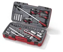 MECCA PRO 1/2inch Socket & Tool Set mm/AF 44 Pieces