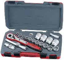 MECCA PRO 1/2inch Socket Set 12 pt AF 20 Pieces