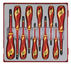 Insulated Screwdriver Set Mixed TT2 10 Pieces